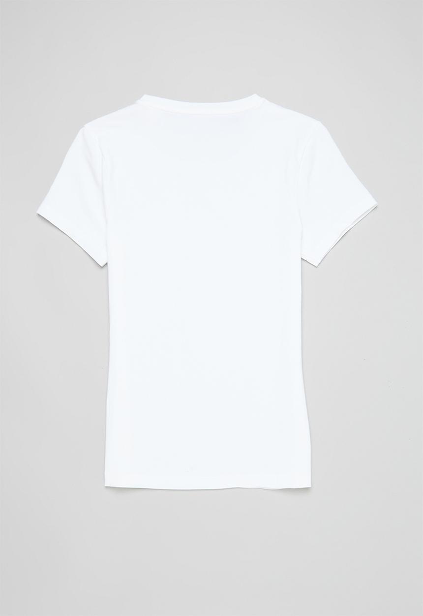 POLO - Kelly short sleeve stretch tee - white