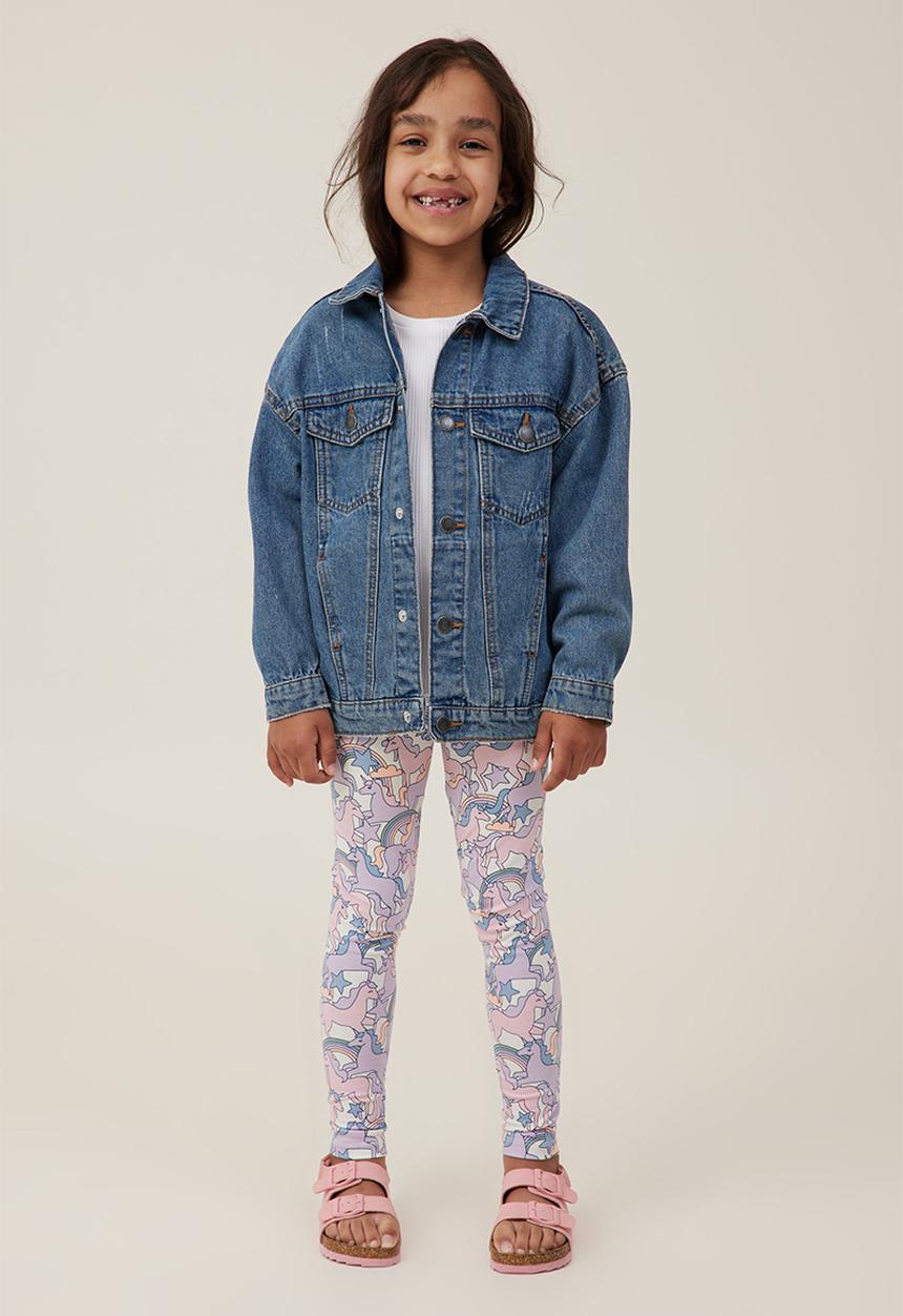 Cotton On - Huggie tights - dark vanilla/unicorns