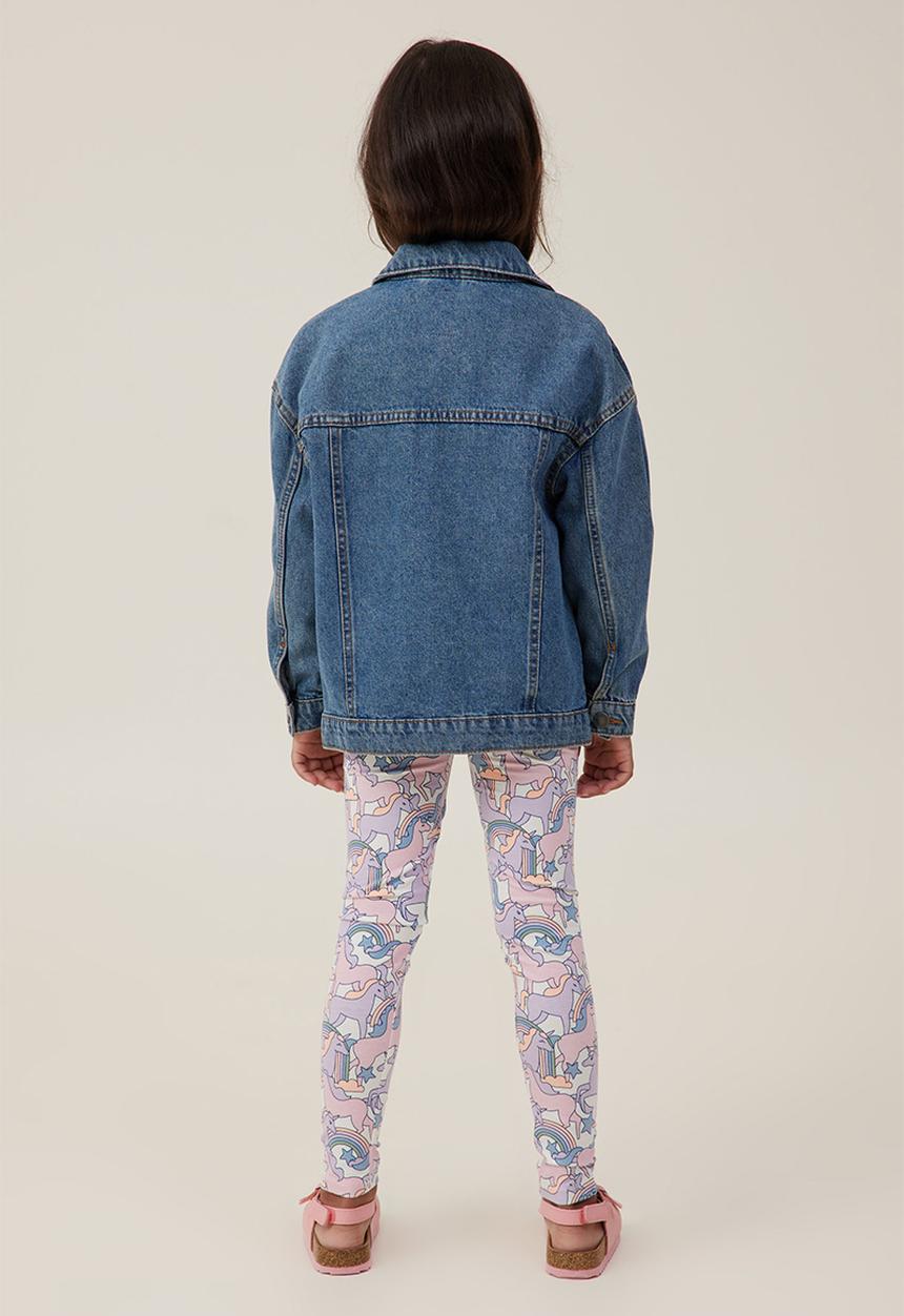Cotton On - Huggie tights - dark vanilla/unicorns