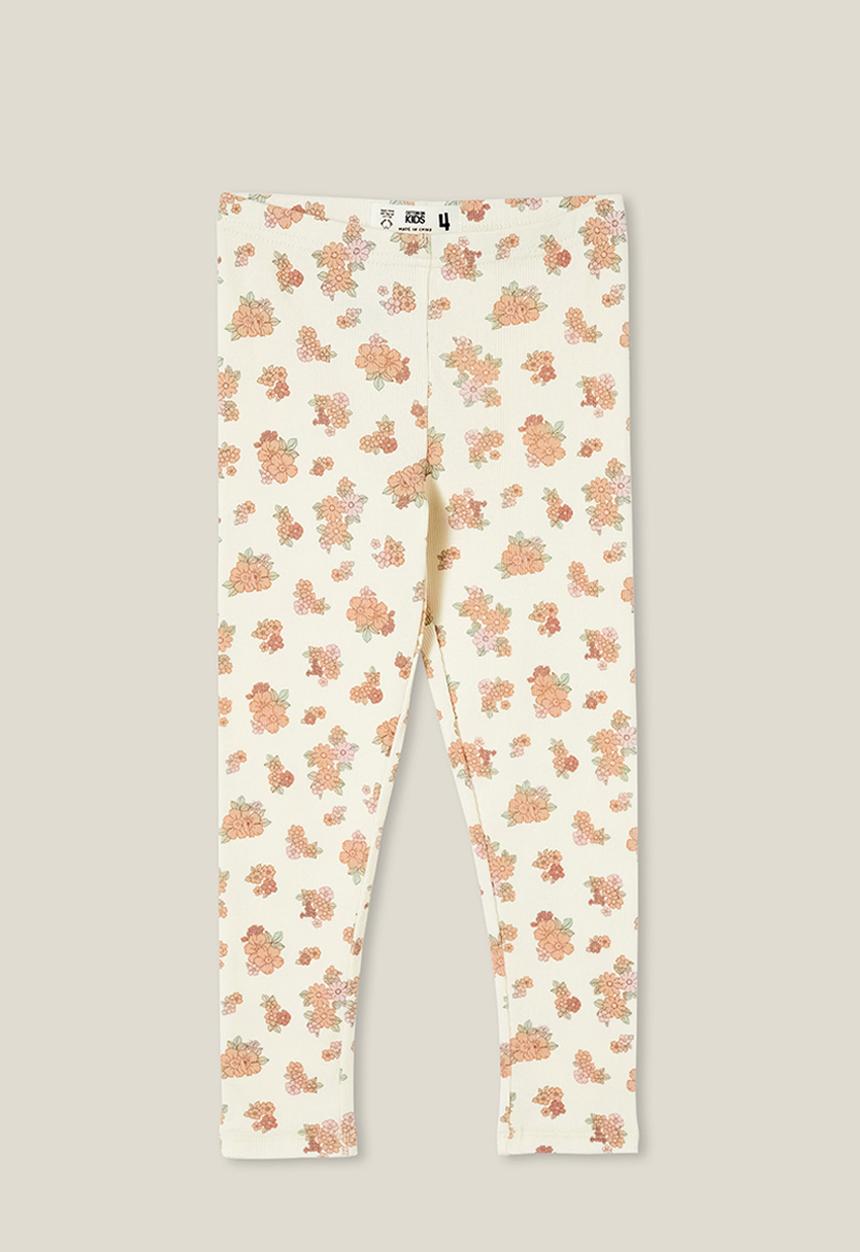 Cotton On - Huggie tights - dark vanilla/ava ditsy