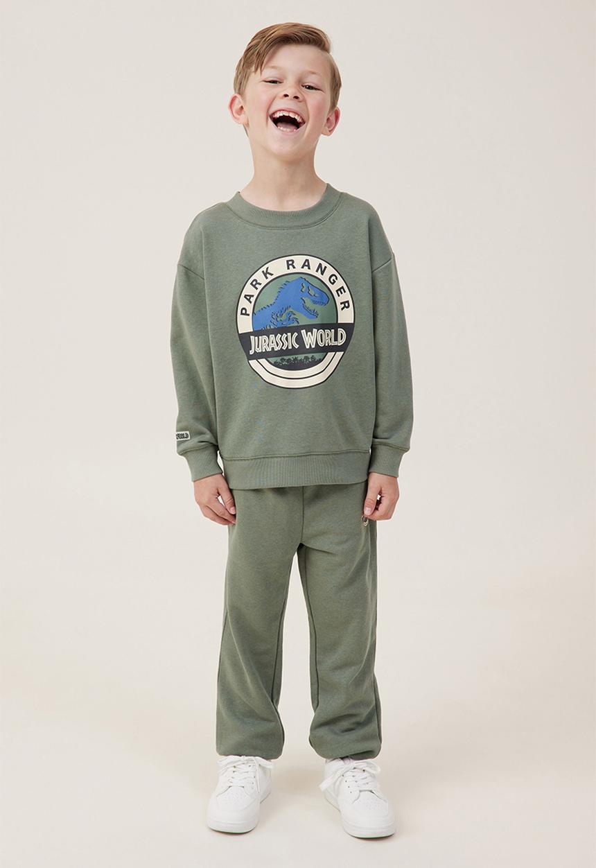 Cotton On - License marlo trackpant - lcn uni swag green/jurassic world