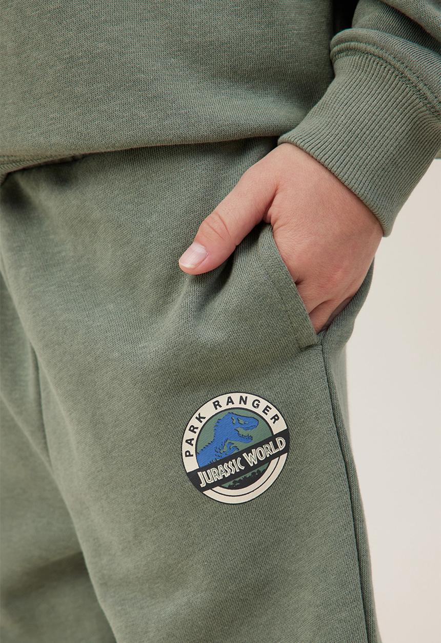 Cotton On - License marlo trackpant - lcn uni swag green/jurassic world