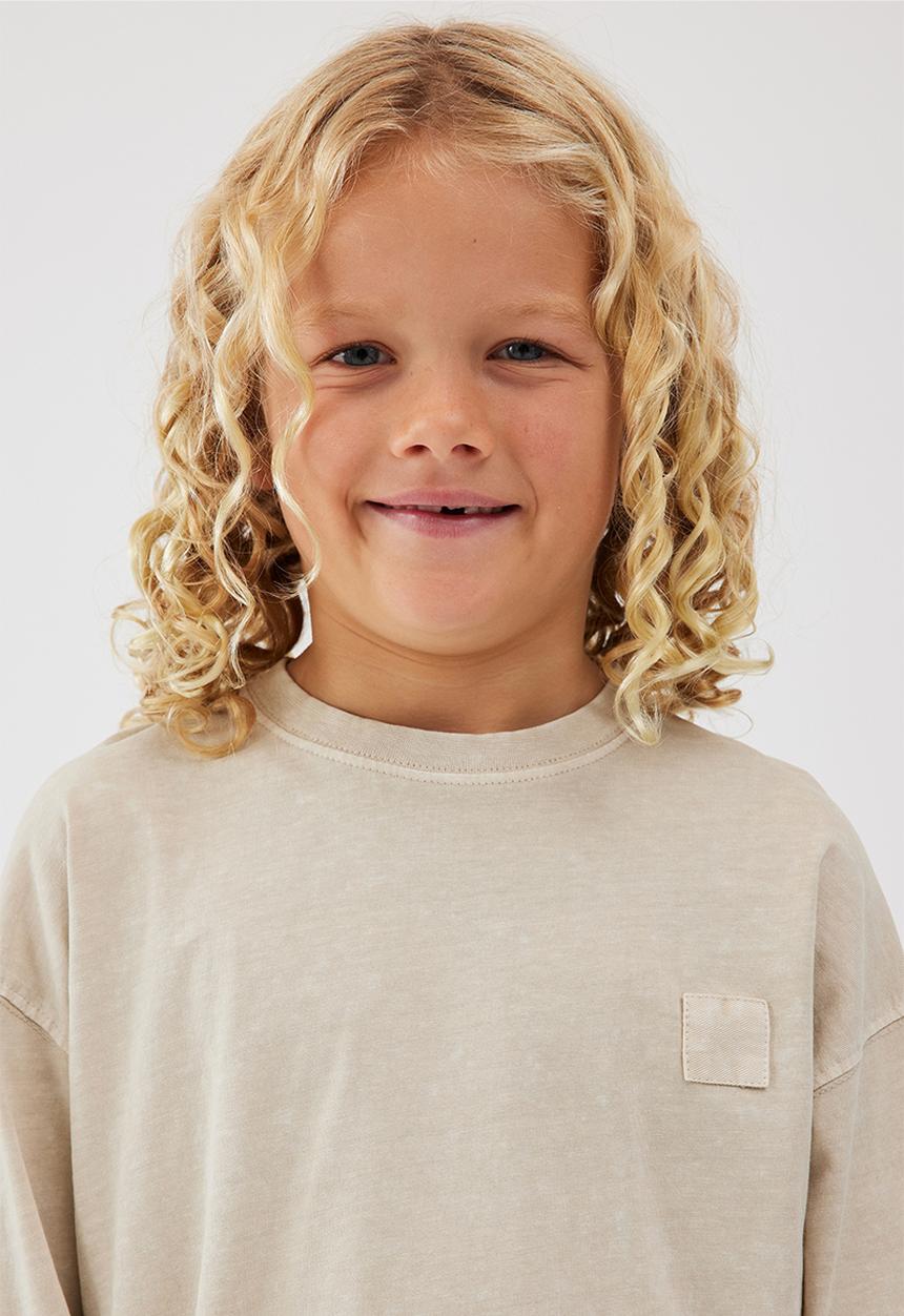 Cotton On - The essential long sleeve tee - rainy day wash