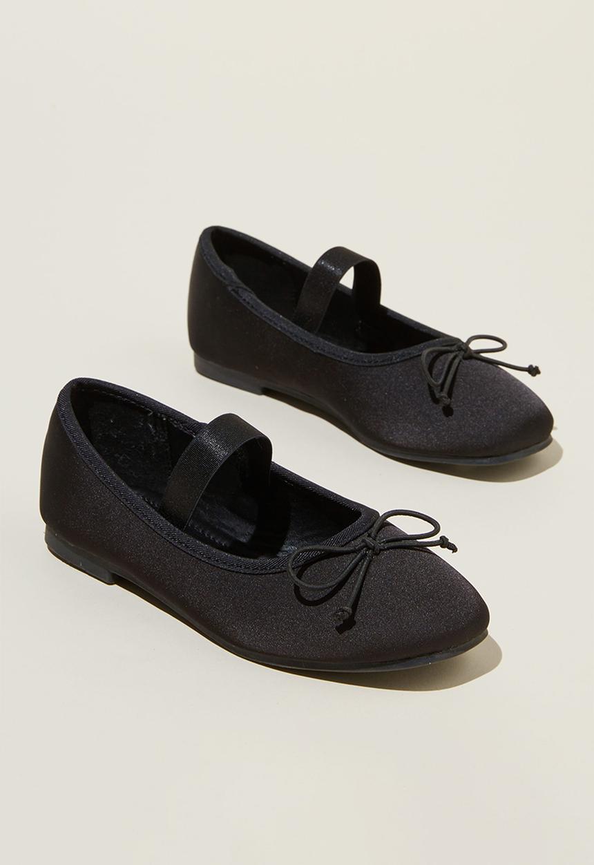 Cotton On - Olivia ballet flat - black satin