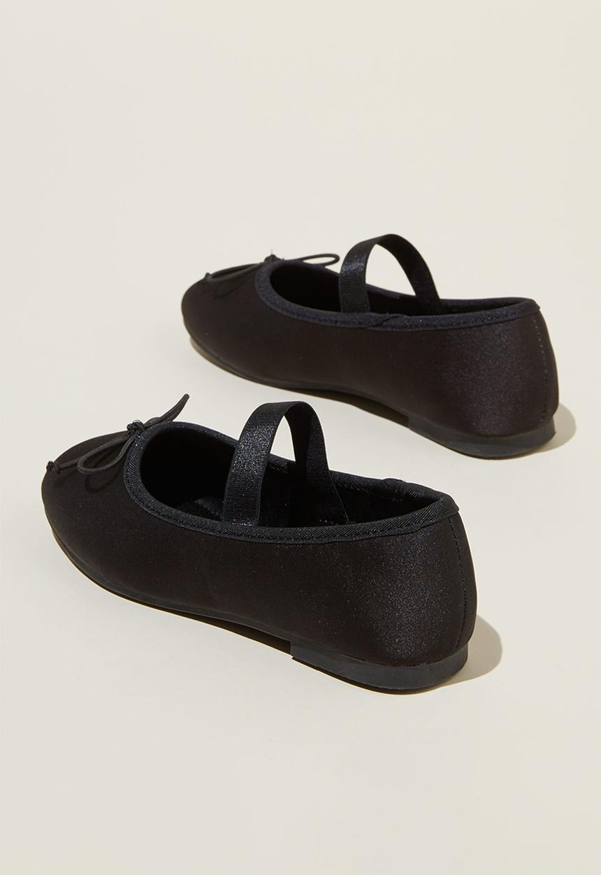 Cotton On - Olivia ballet flat - black satin