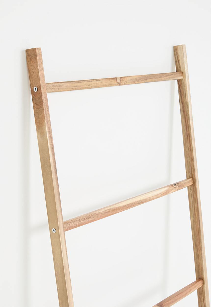 Bathroom Solutions - Acacia leaning towel rack - natural