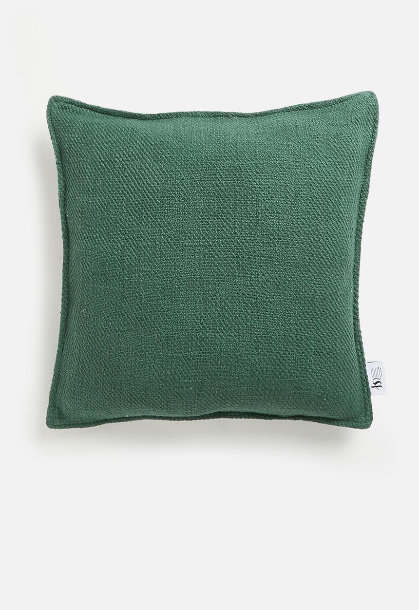 Sixth Floor - Conakry Washed Cushion Cover - Green