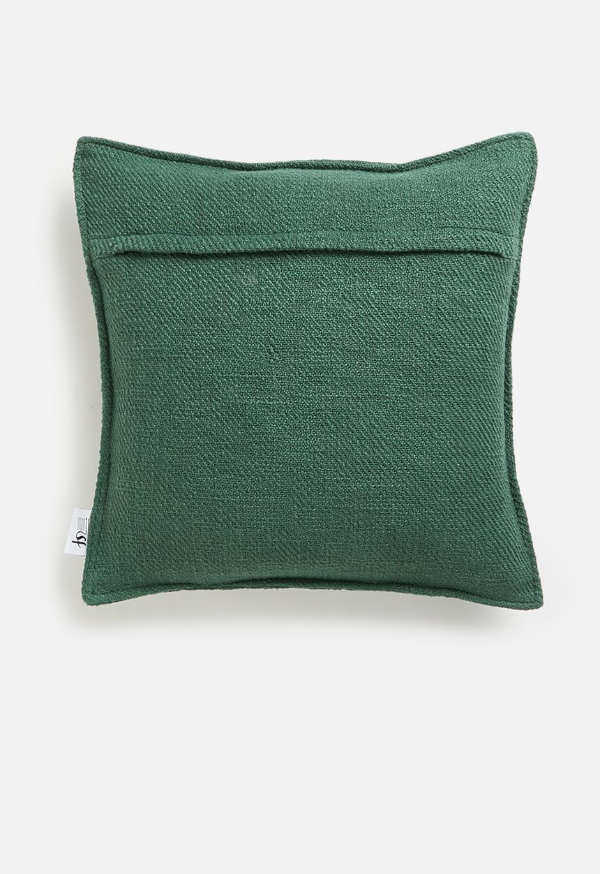 Sixth Floor - Conakry Washed Cushion Cover - Green