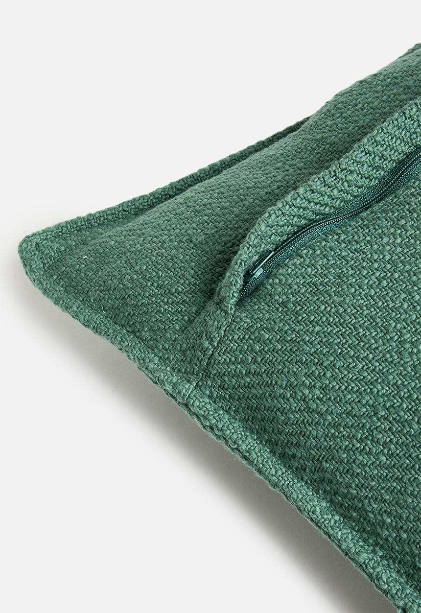 Sixth Floor - Conakry Washed Cushion Cover - Green