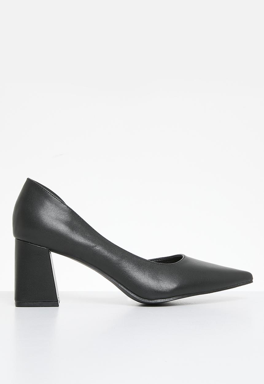 edit - Blair block heel - black