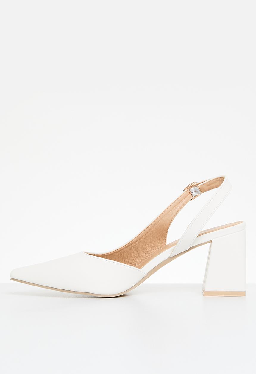 edit - Serena slingback - white