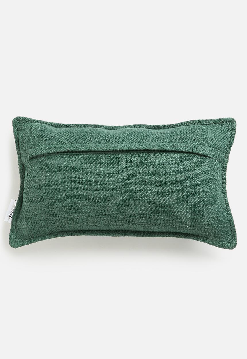 Sixth Floor - Conakry Washed Cushion Cover - Green