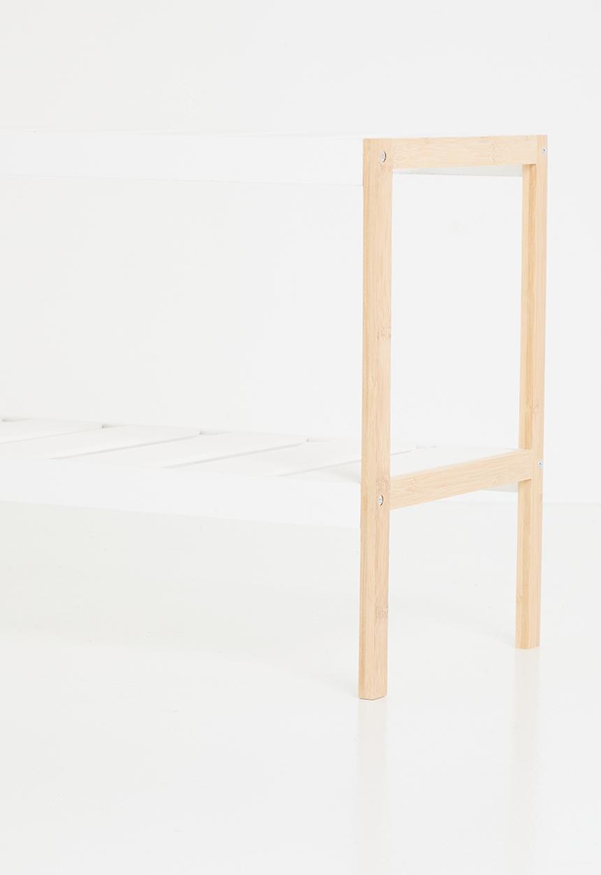 Storage Solutions - Simple shoe rack - white & natural