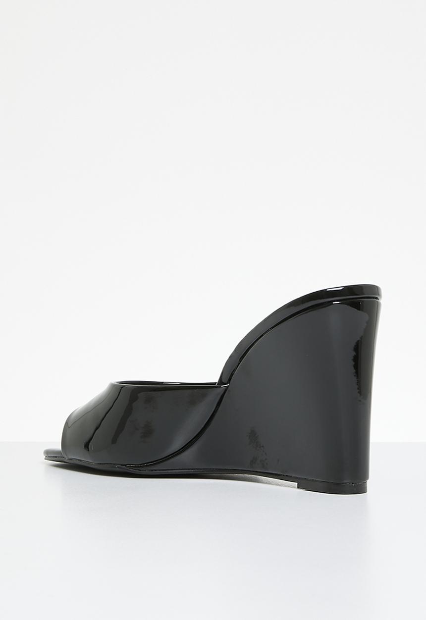 Steve Madden - Evoke-r wedge mule - black