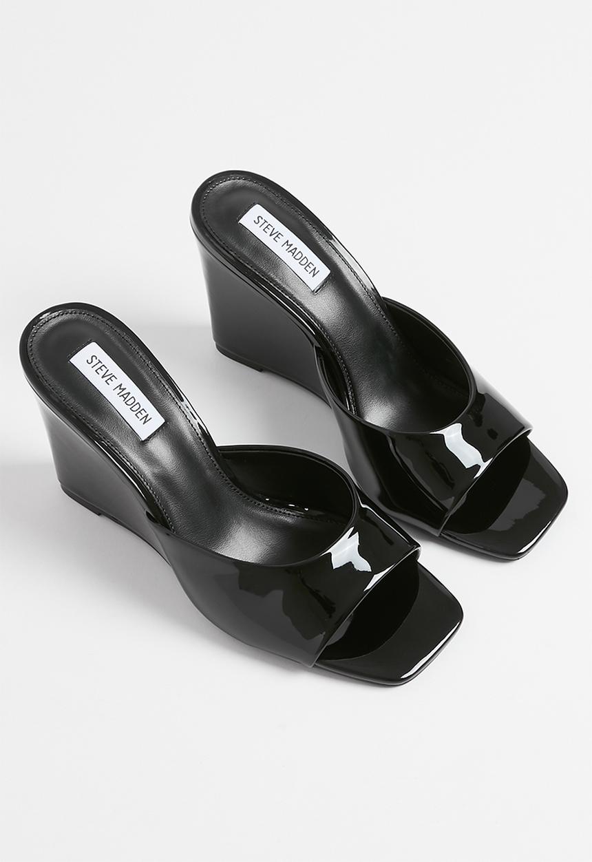 Steve Madden - Evoke-r wedge mule - black