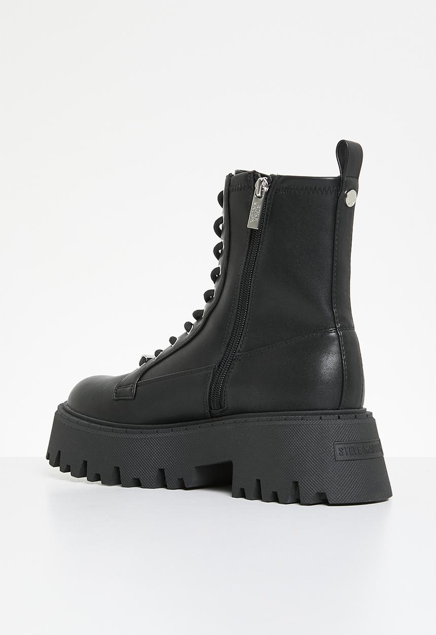 Steve Madden - Over-ride platform boot - black