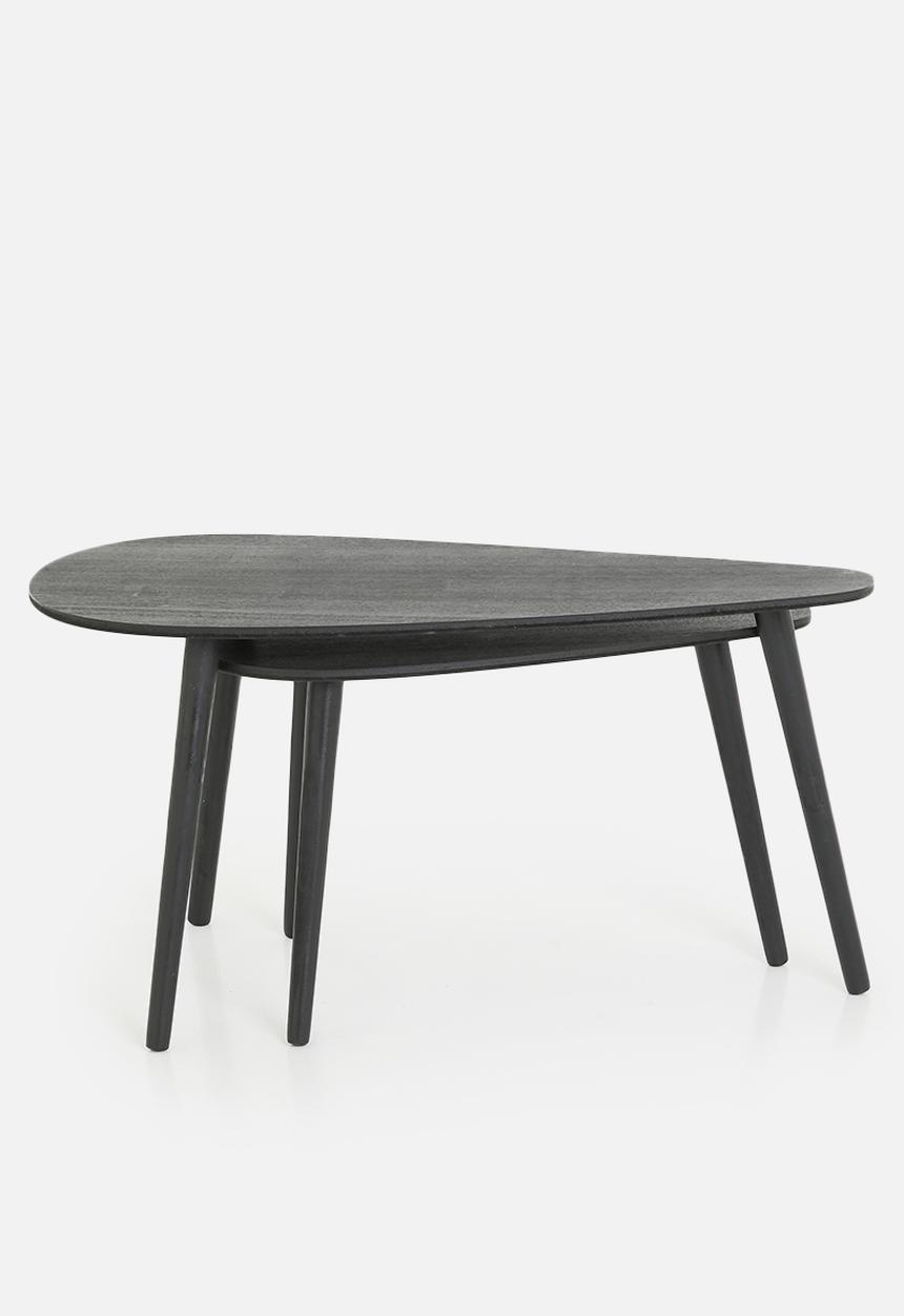 H&S - Alto nesting table set of 2 - black