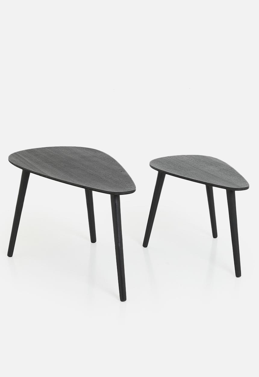 H&S - Alto nesting table set of 2 - black