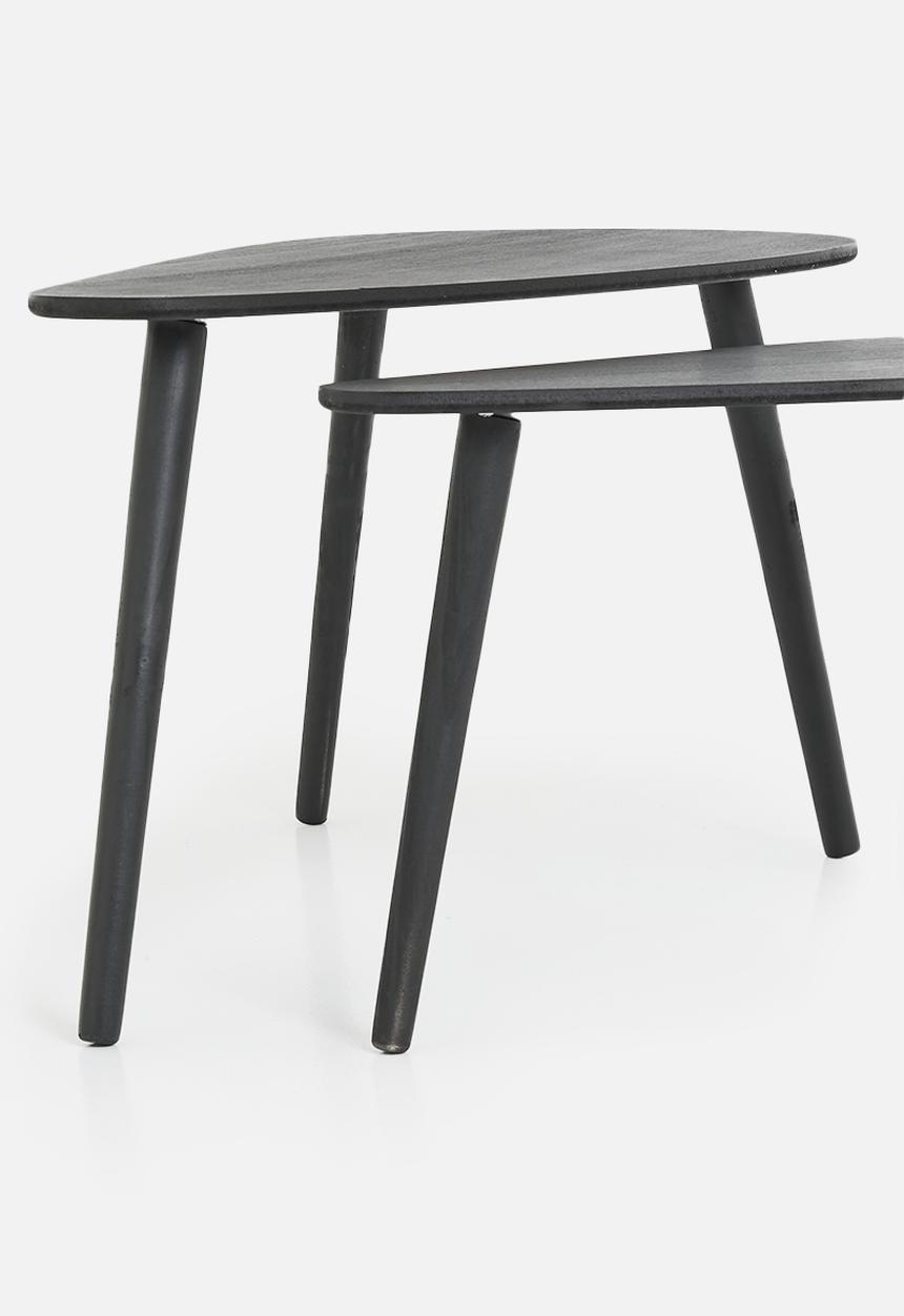 H&S - Alto nesting table set of 2 - black