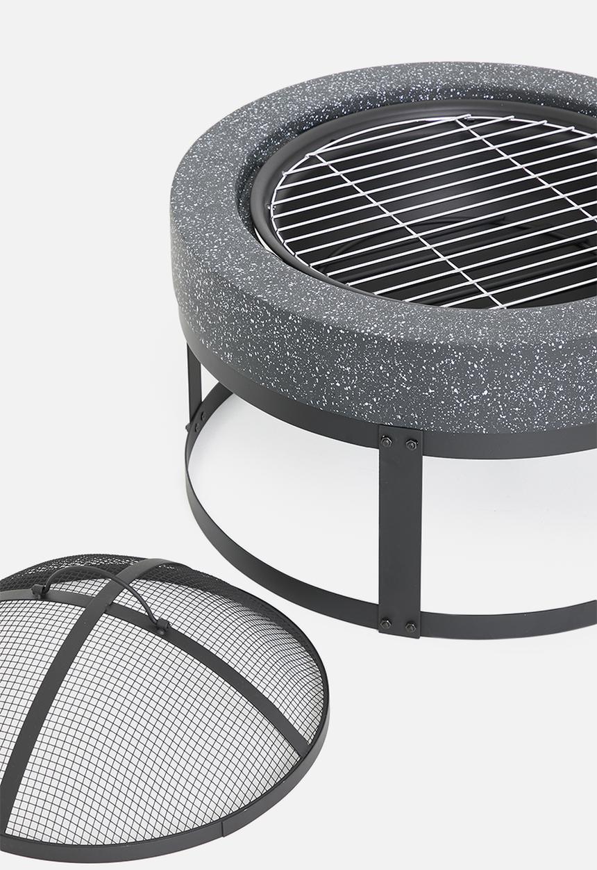 H&S - Nodi fire bowl - Black