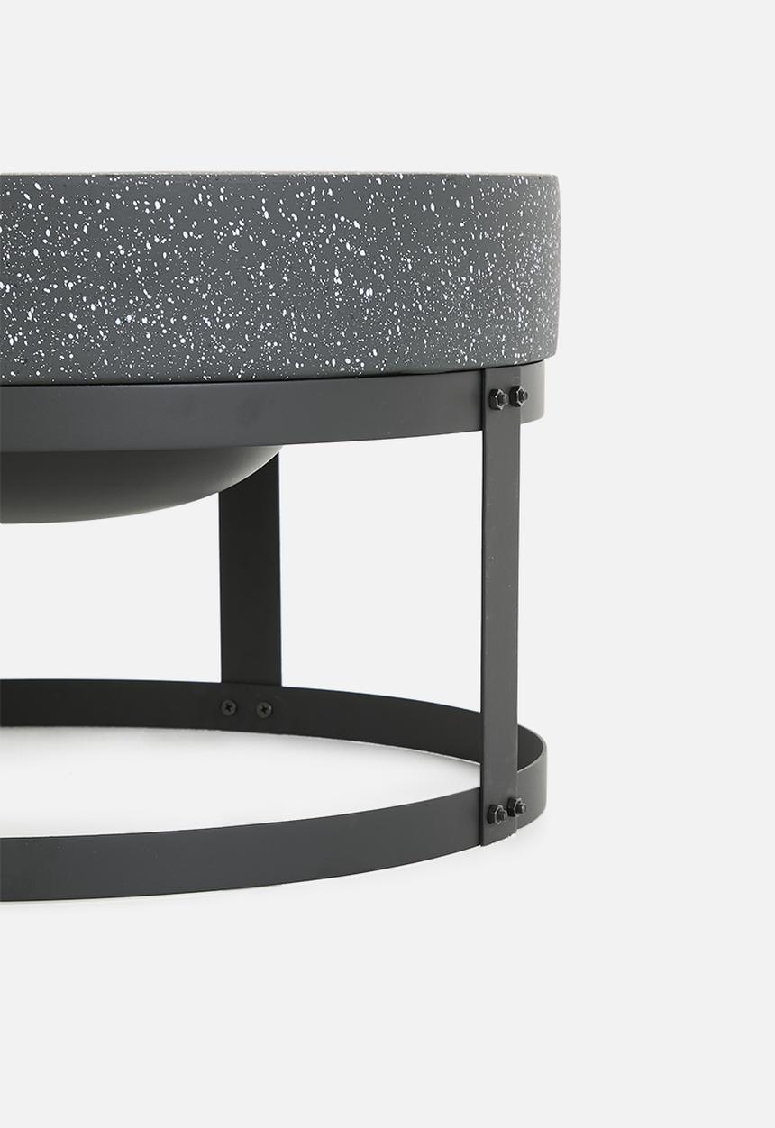 H&S - Nodi fire bowl - Black