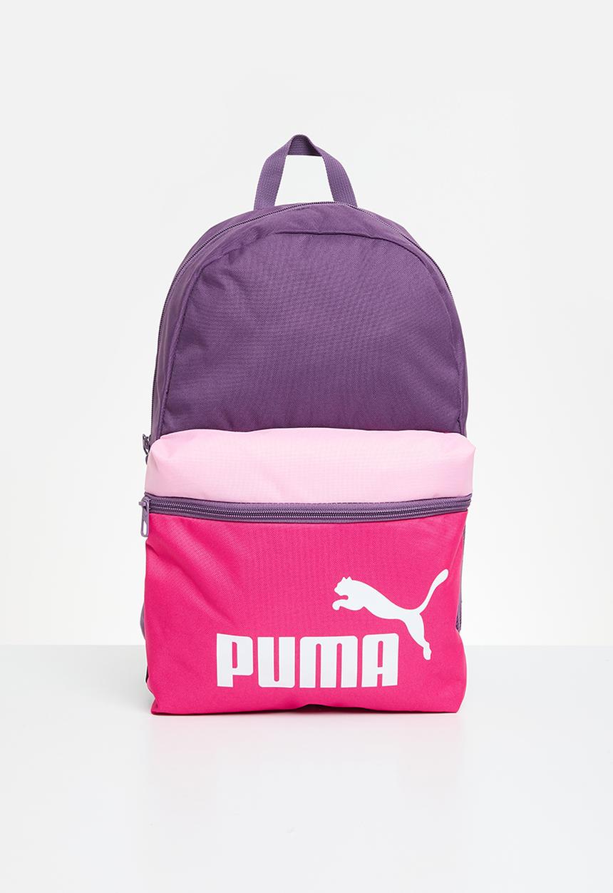PUMA - Puma phase backpack colorblock - crushed berry-garnet rose-pink lilac
