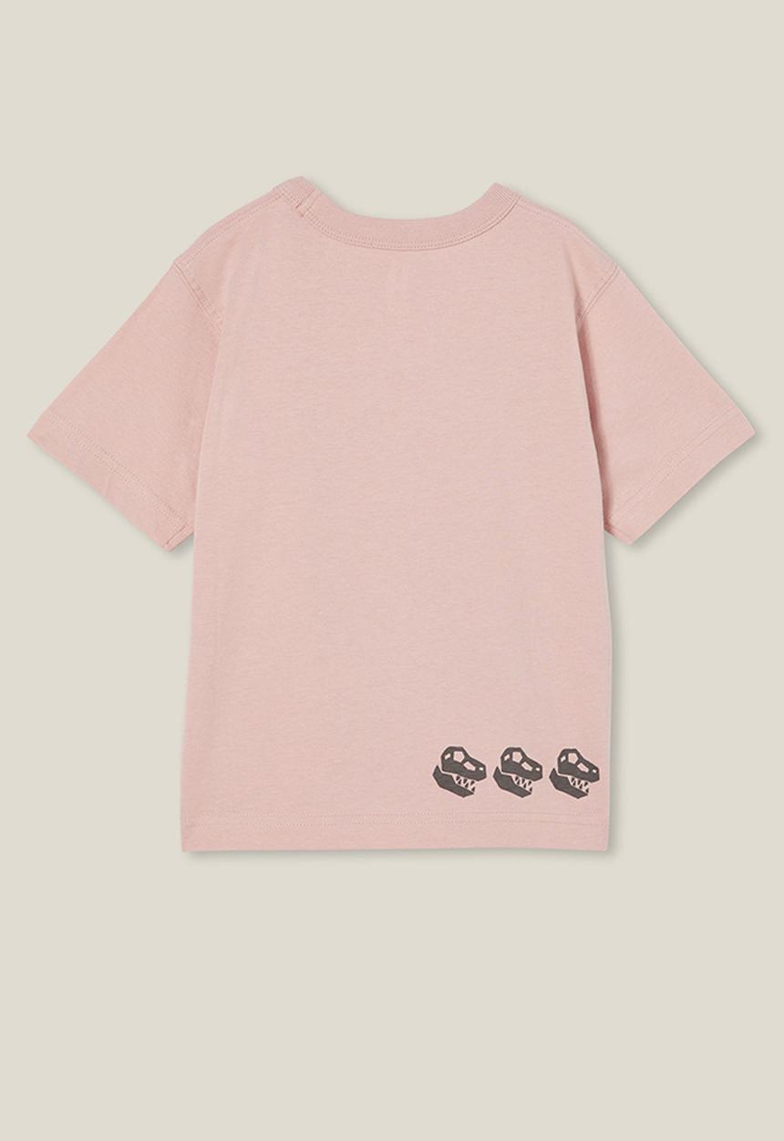 Cotton On - Jonny short sleeve print tee - zephyr/mess with the t rex