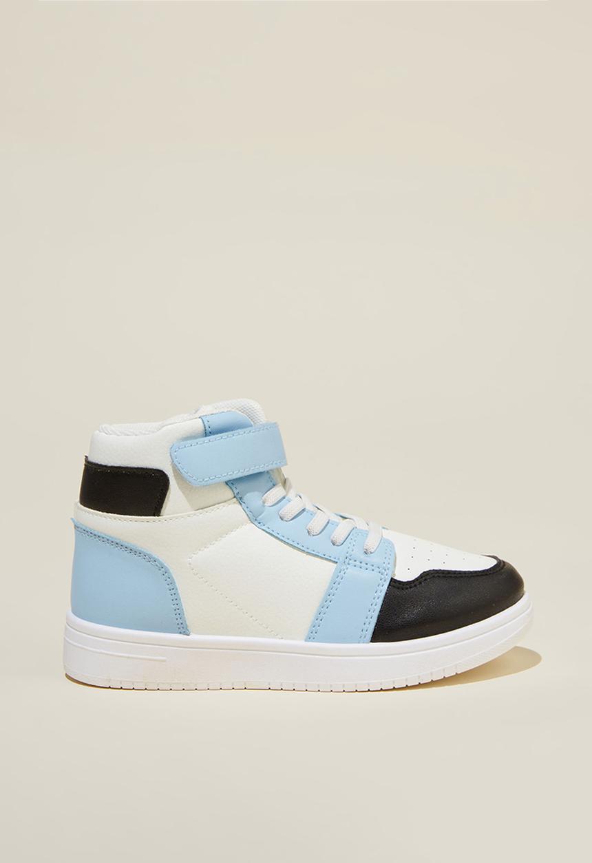 Cotton On - Harrison high top sneaker - dusk blue/black