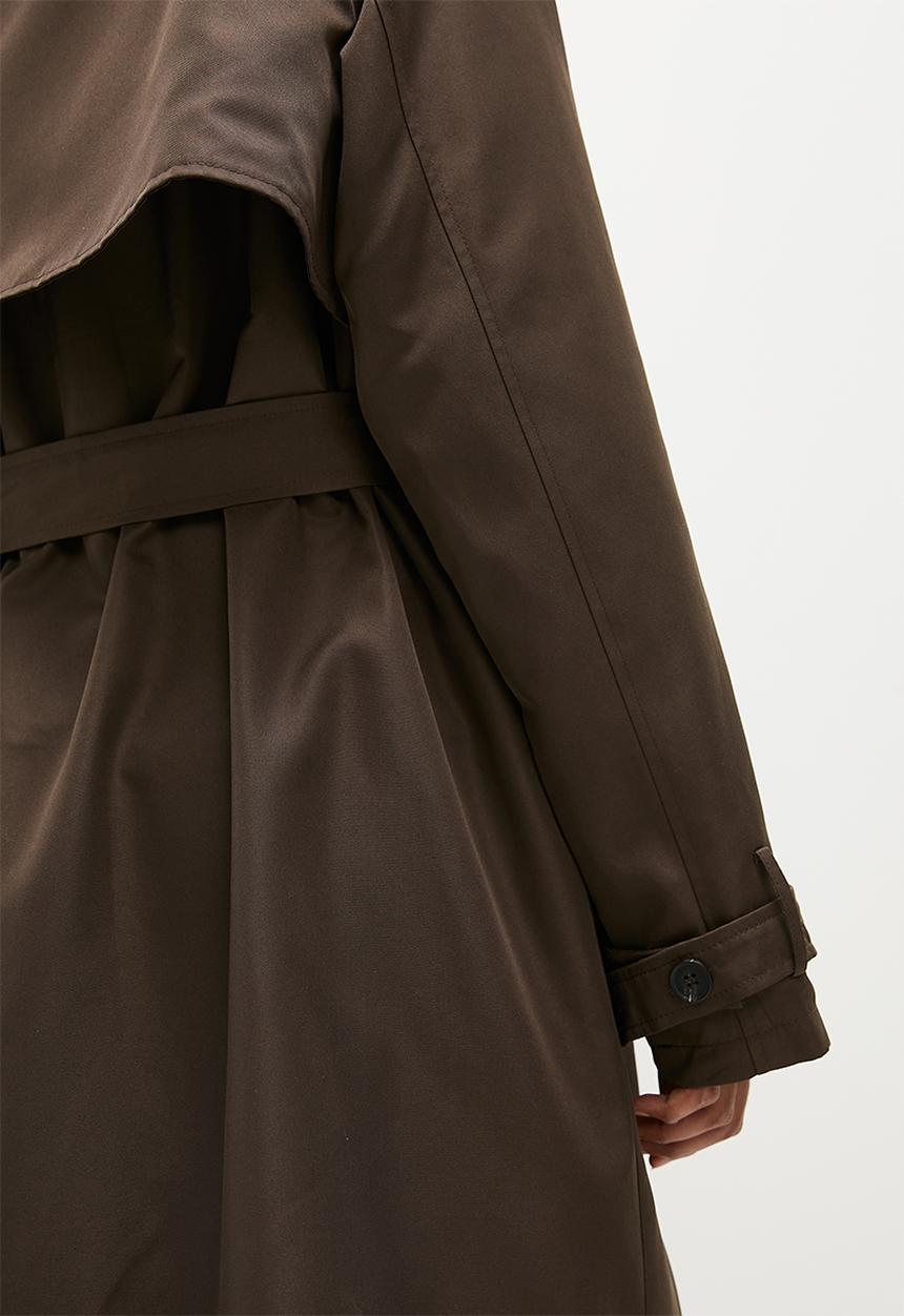 Superbalist - Maxi trench coat - deep tobacco