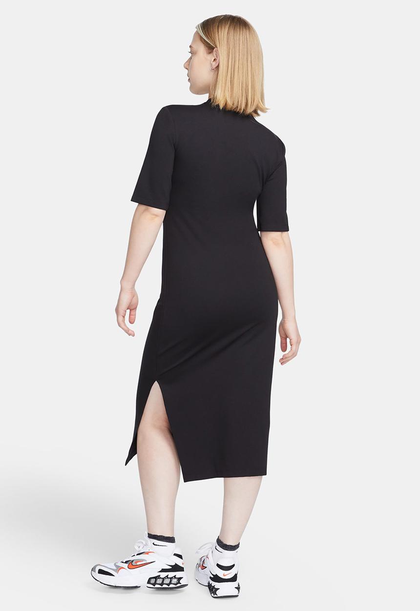 Nike - W Nsw Essntl Midi Dress  - Black/White