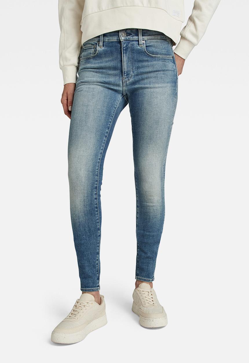 G-STAR - 3301 skinny jeans - faded blue topaz