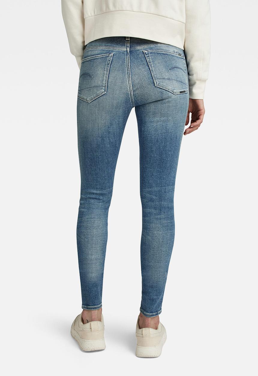 G-STAR - 3301 skinny jeans - faded blue topaz