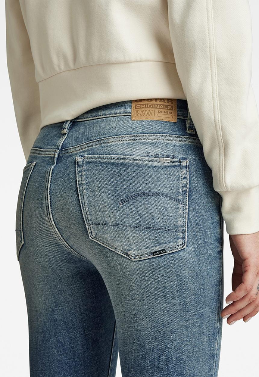 G-STAR - 3301 skinny jeans - faded blue topaz