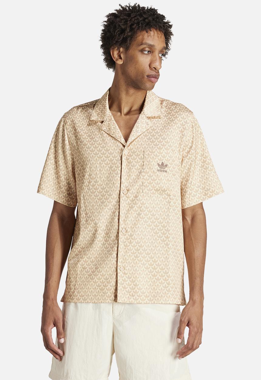 adidas Originals - Mono satin shirt - tan