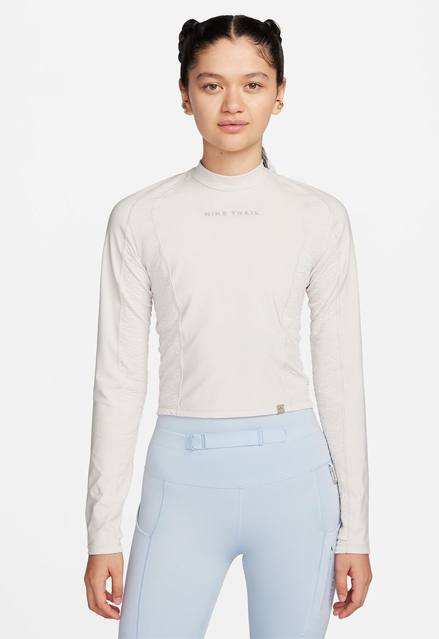Nike - Nike Trail Women's Dri-FIT Long-Sleeve Running Top - Khaki