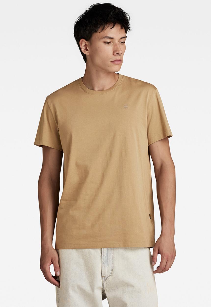 G-STAR - Base-s r t short sleeve compact jersey o  - safari