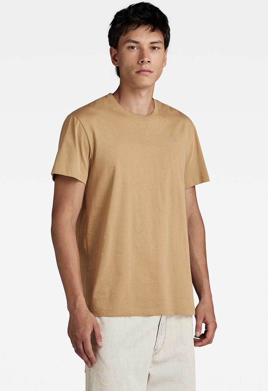 G-STAR - Base-s r t short sleeve compact jersey o  - safari