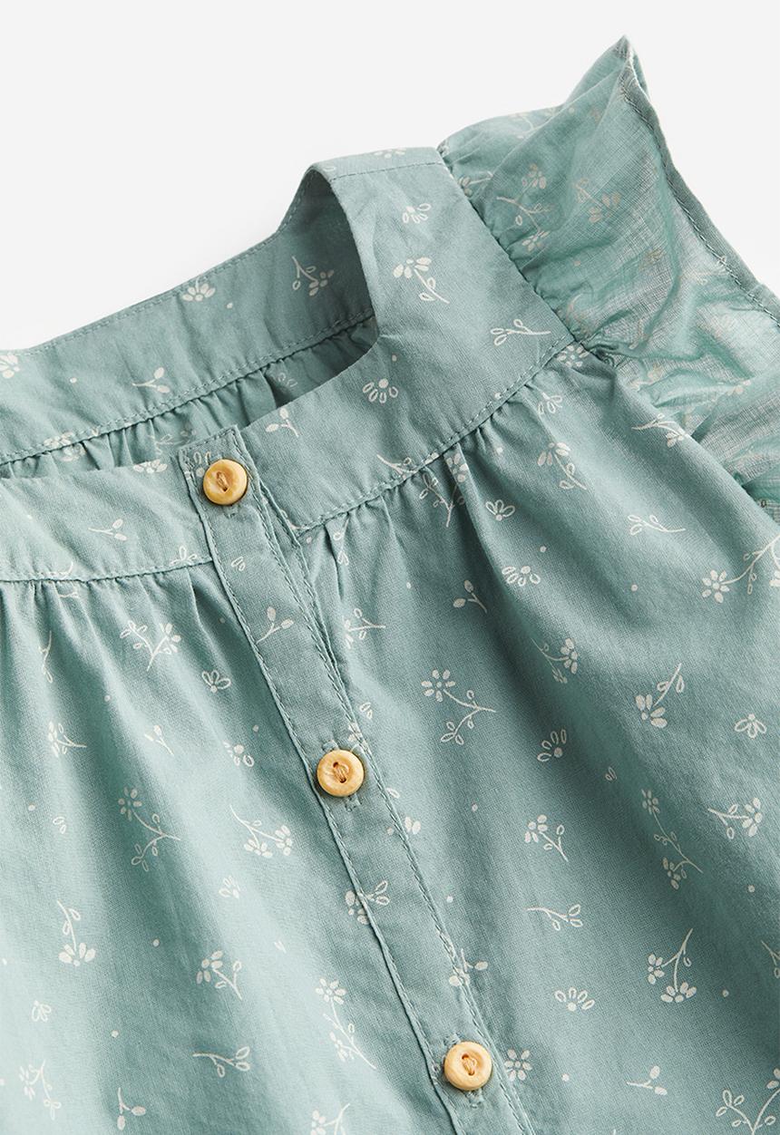 H&M - 2-Piece cotton set - green floral 