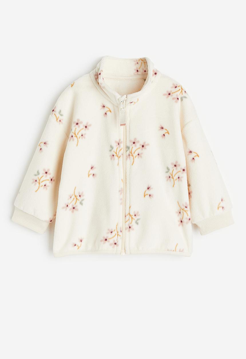 H&M - Fleece jacket - white