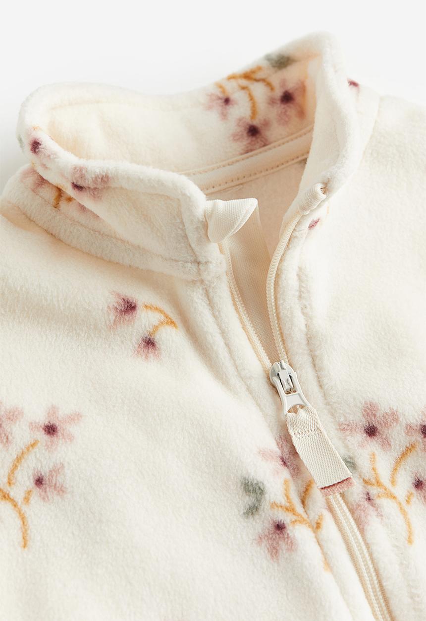 H&M - Fleece jacket - white