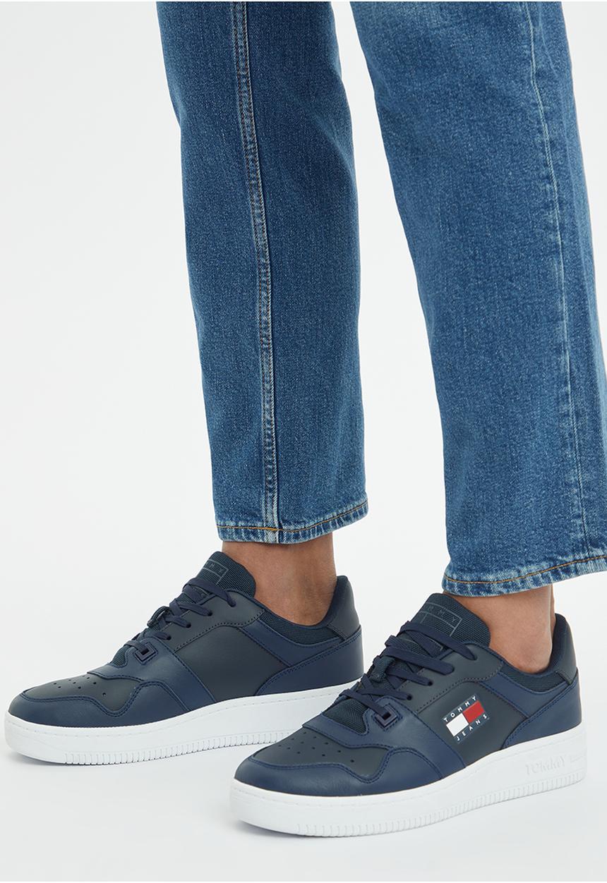 Tommy Hilfiger - Retro basketball trainers - blue 