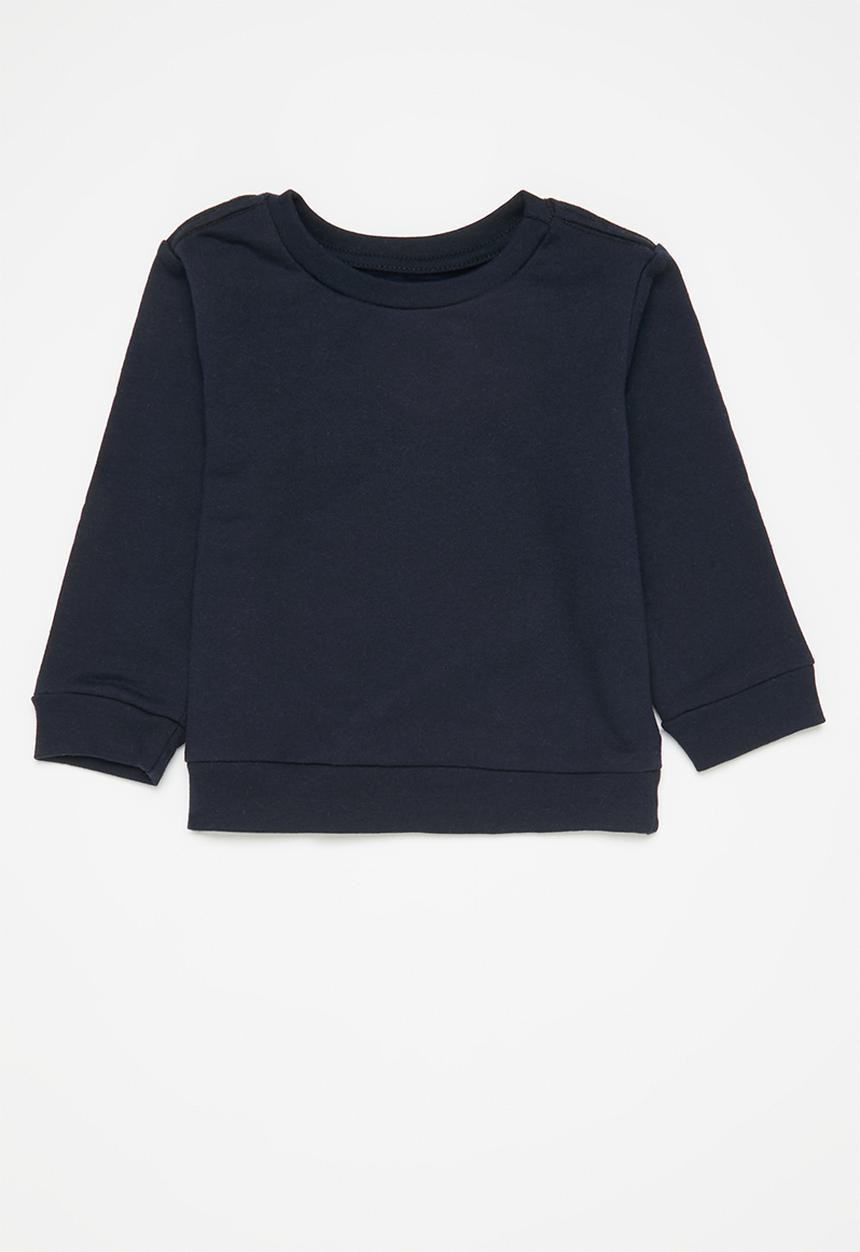 Pop Candy - 2 Pack plain sweatshirt -  navy and grey mel