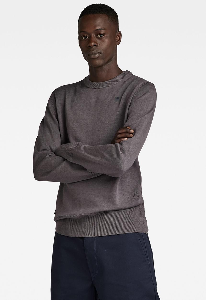 G-STAR - Premium core r knit Washable merino knit - rabbit