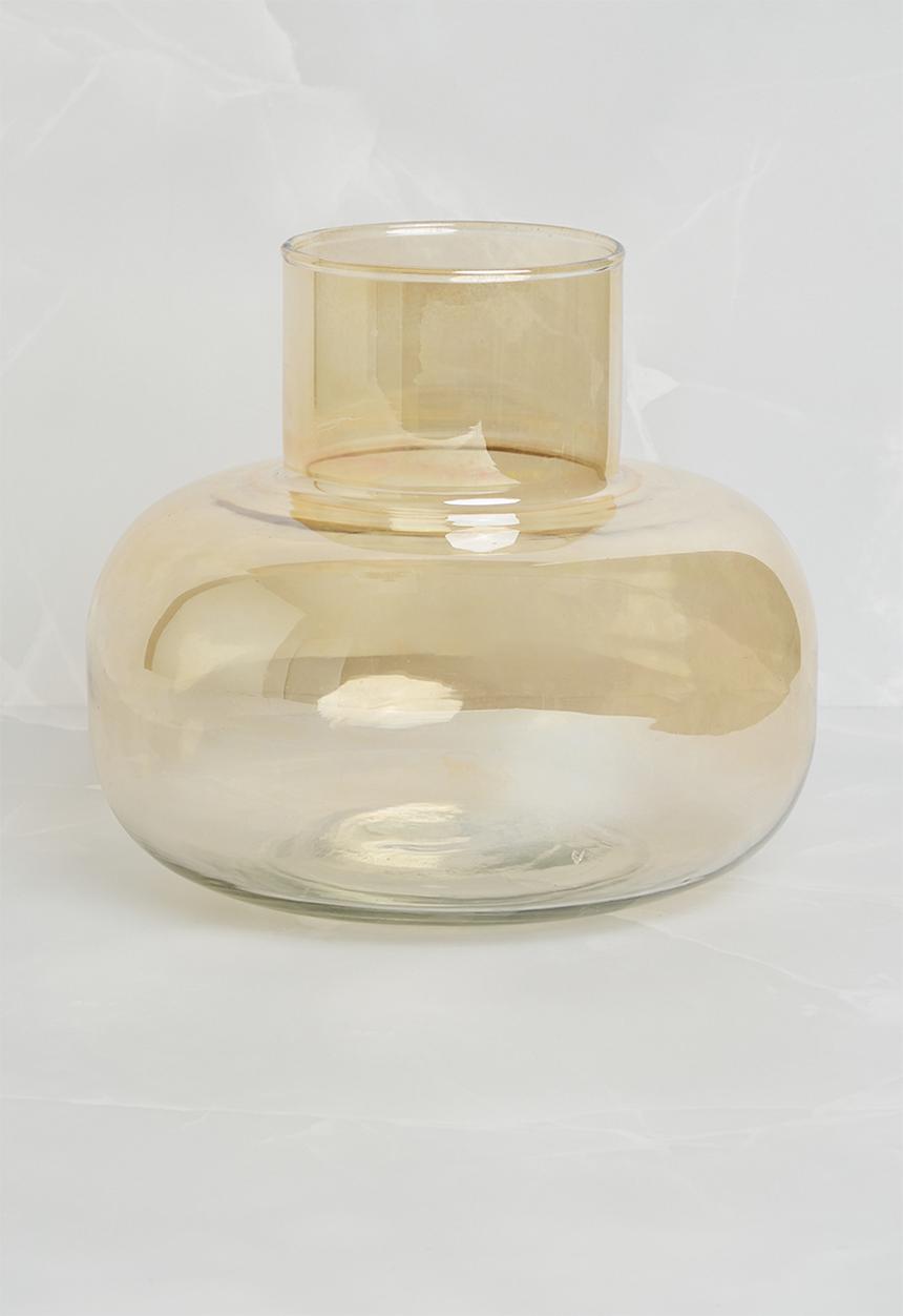 H&S - Ophelia glass vase - amber