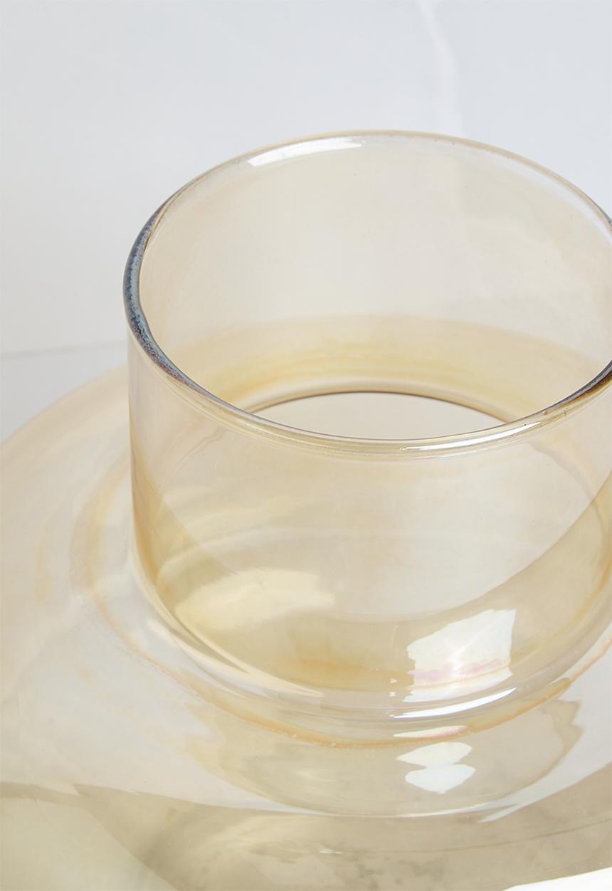 H&S - Ophelia glass vase - amber