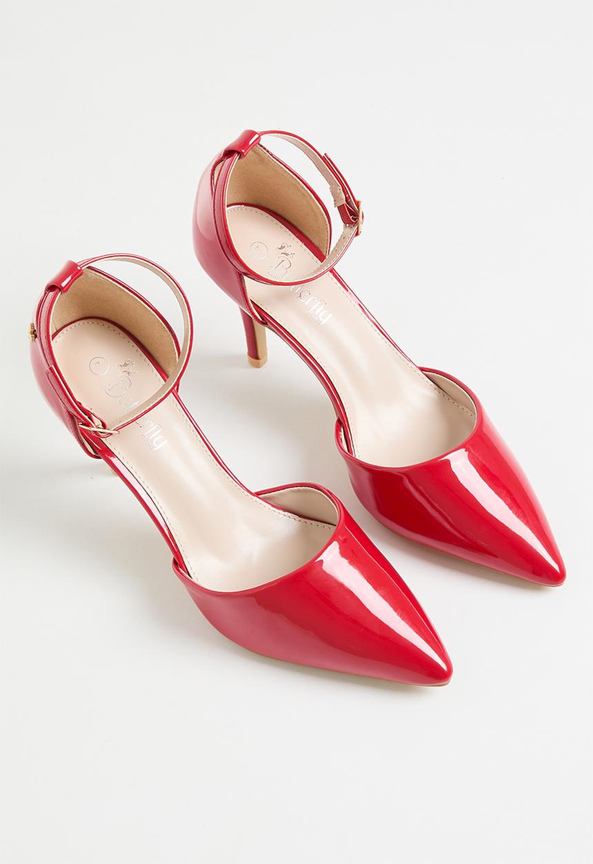 Butterfly Feet - Lexi 8 court - red
