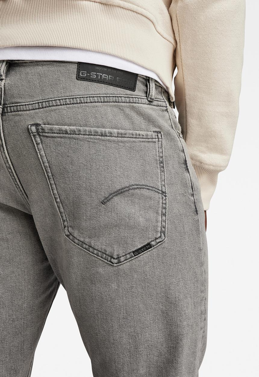 G-STAR - Mosa straight saigon black stretch denim r - faded moonstone