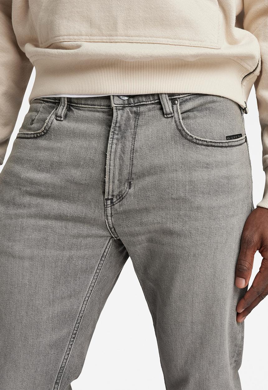 G-STAR - Mosa straight saigon black stretch denim r - faded moonstone
