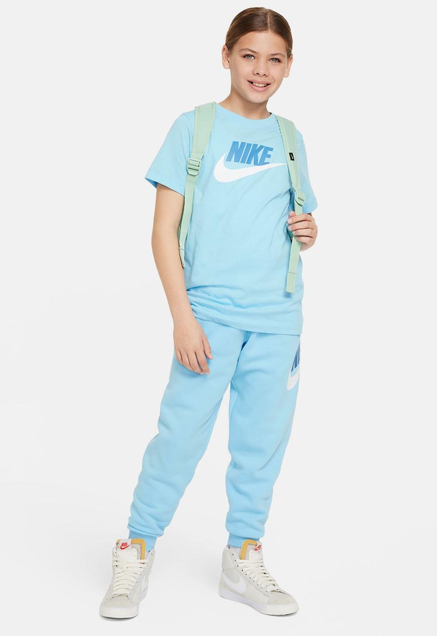 Nike - K nsw tee futura icon td - aquarius blue/white