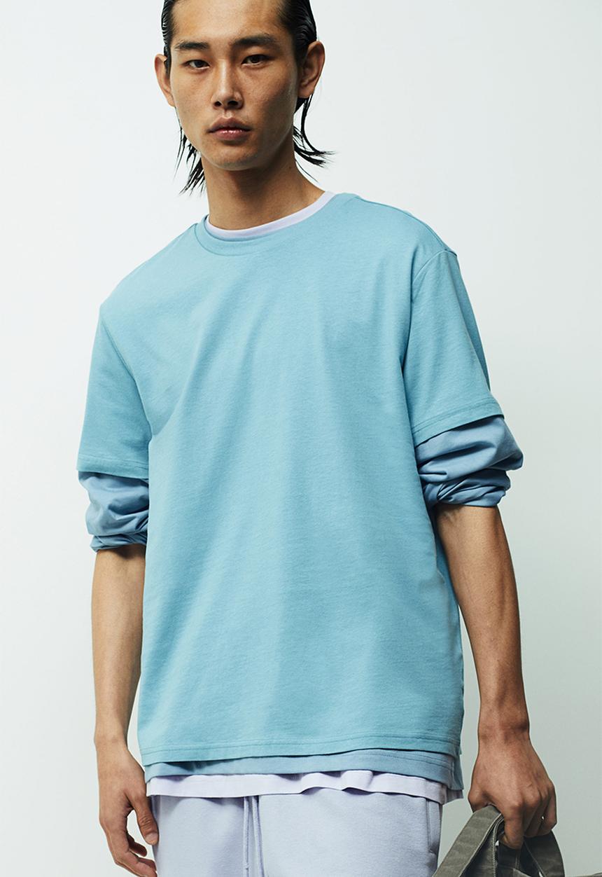 H&M - Regular fit t-shirt - turquoise